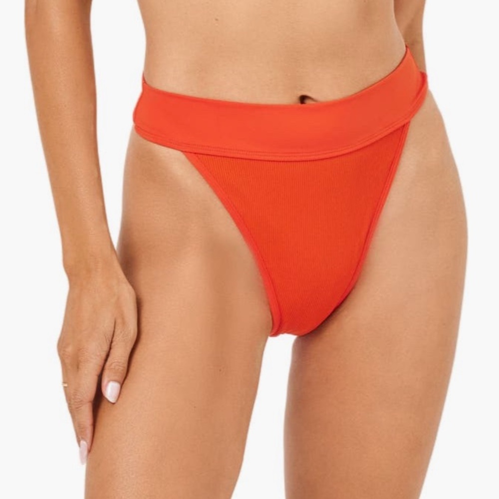 LSPACE Lola Bitsy High Cut Bikini Bottoms